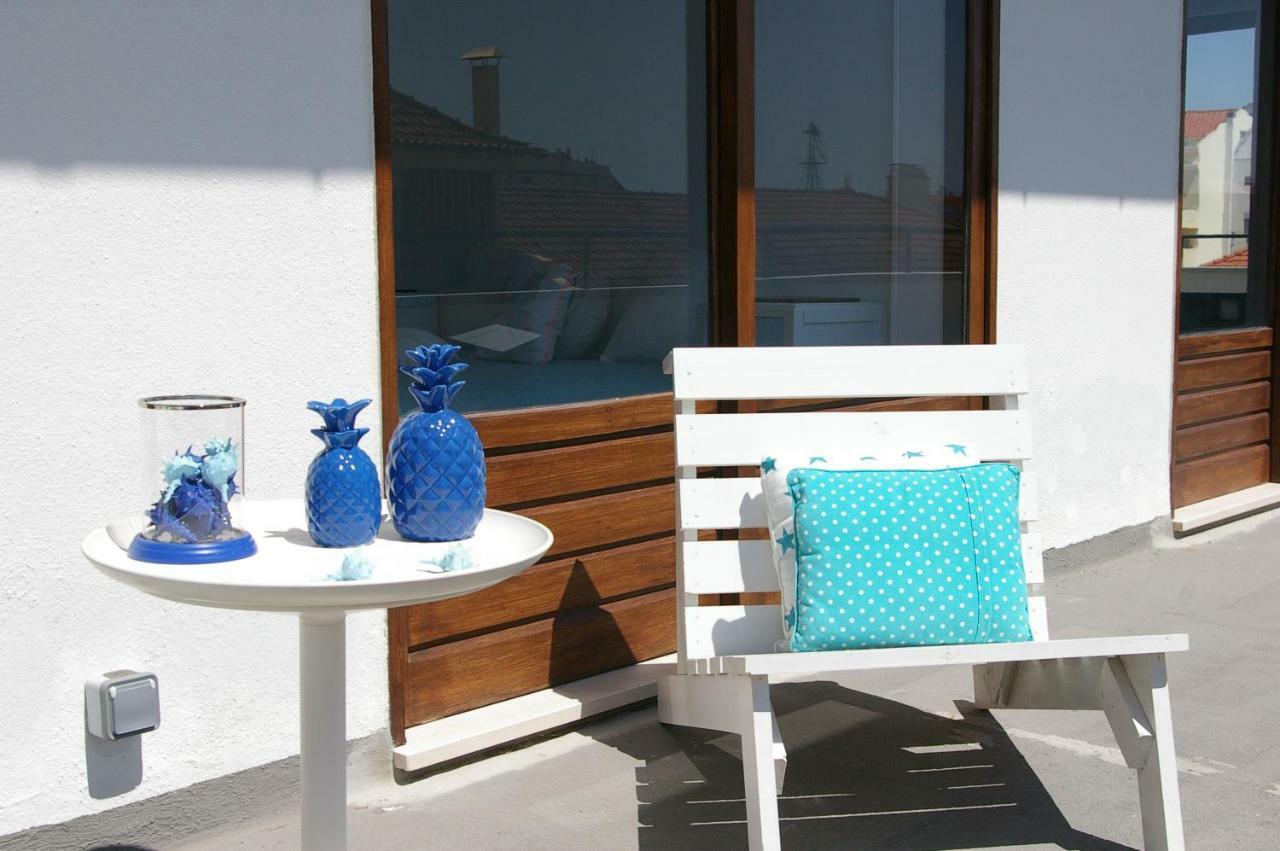 Blue Apartment Parede Beach House Exterior photo